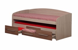 Кровать двухъярусная выдвижная Адель-5 (Олимп-мебель)